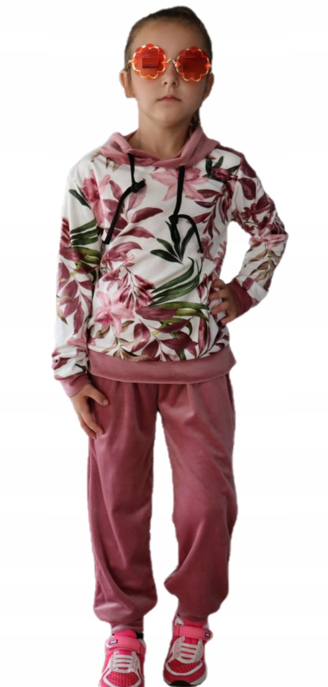 DRES 122 WELUR WELUROWY bluza spodnie komplet Marka Inna marka