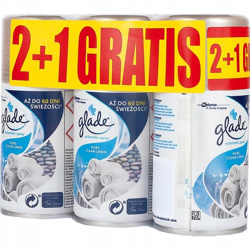 

Glade puszka automat Pure Clean Linen 3 szt