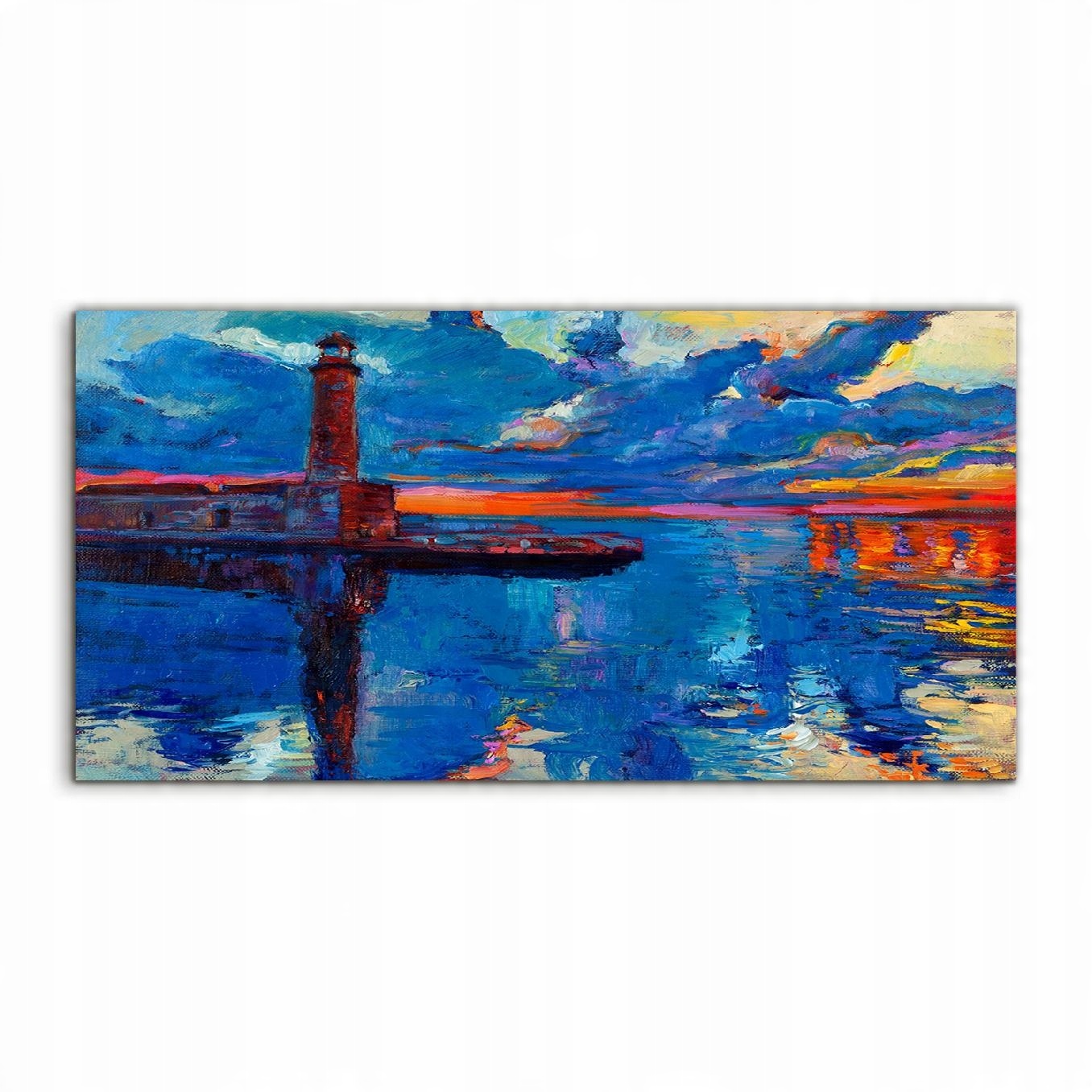 

Obraz akryl 100x50 na ścianę Latarnia Morska Ocean