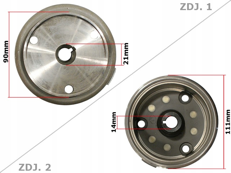 MAGNETO KOŁO ZAMACHOWE ATV 250