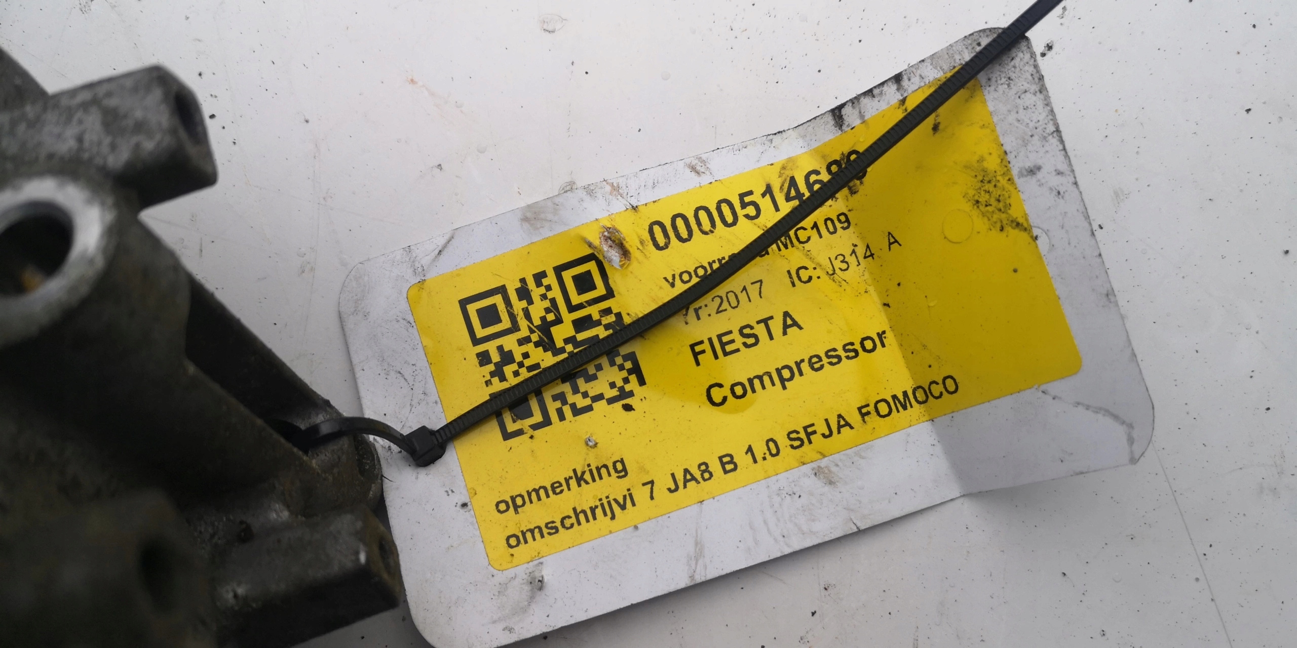 FORD FIESTA 1.0 B C1B1-19D629-AG compressor; KLIMATY