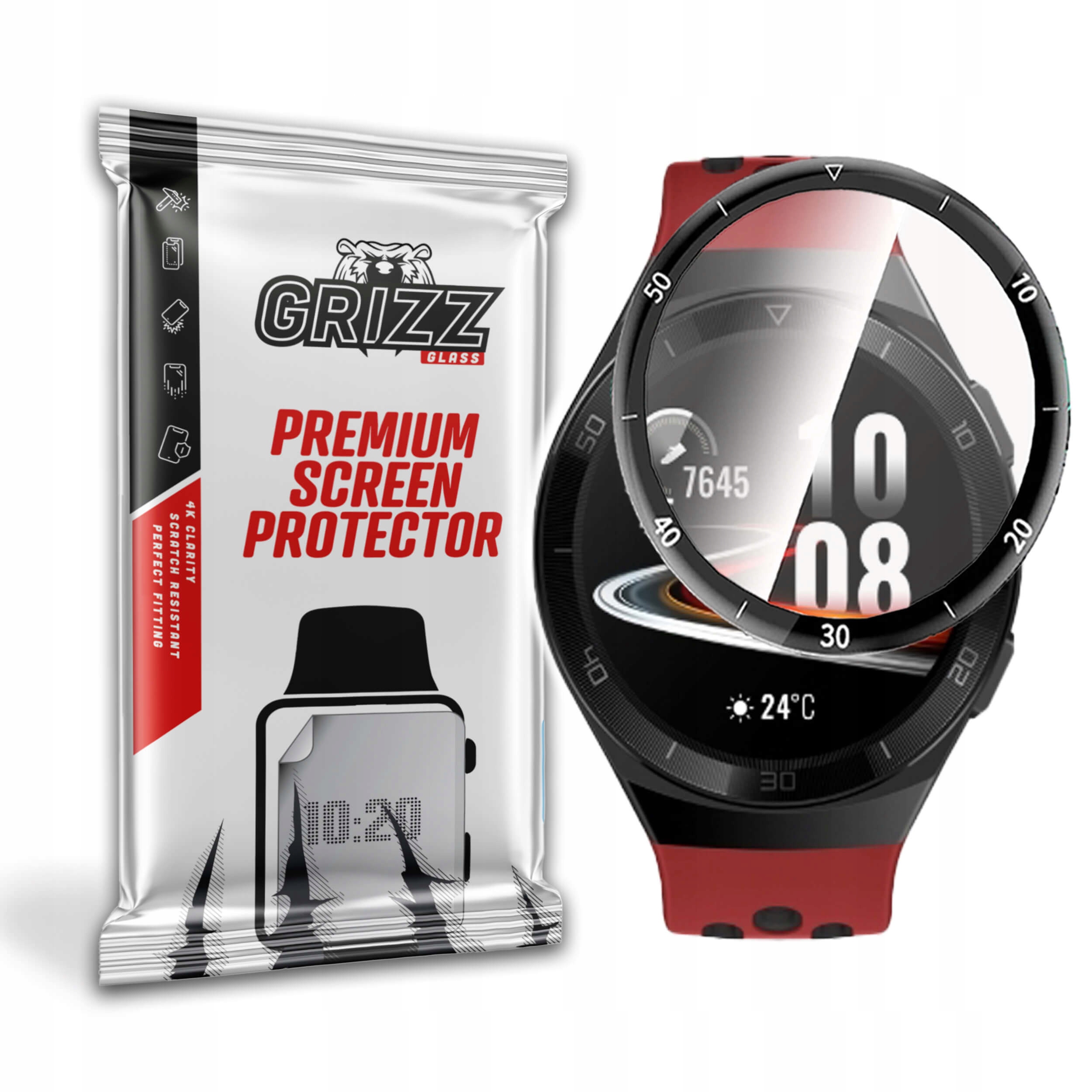 

Grizz Szkło hybrydowe 3D do Huawei Watch GT2e 46mm