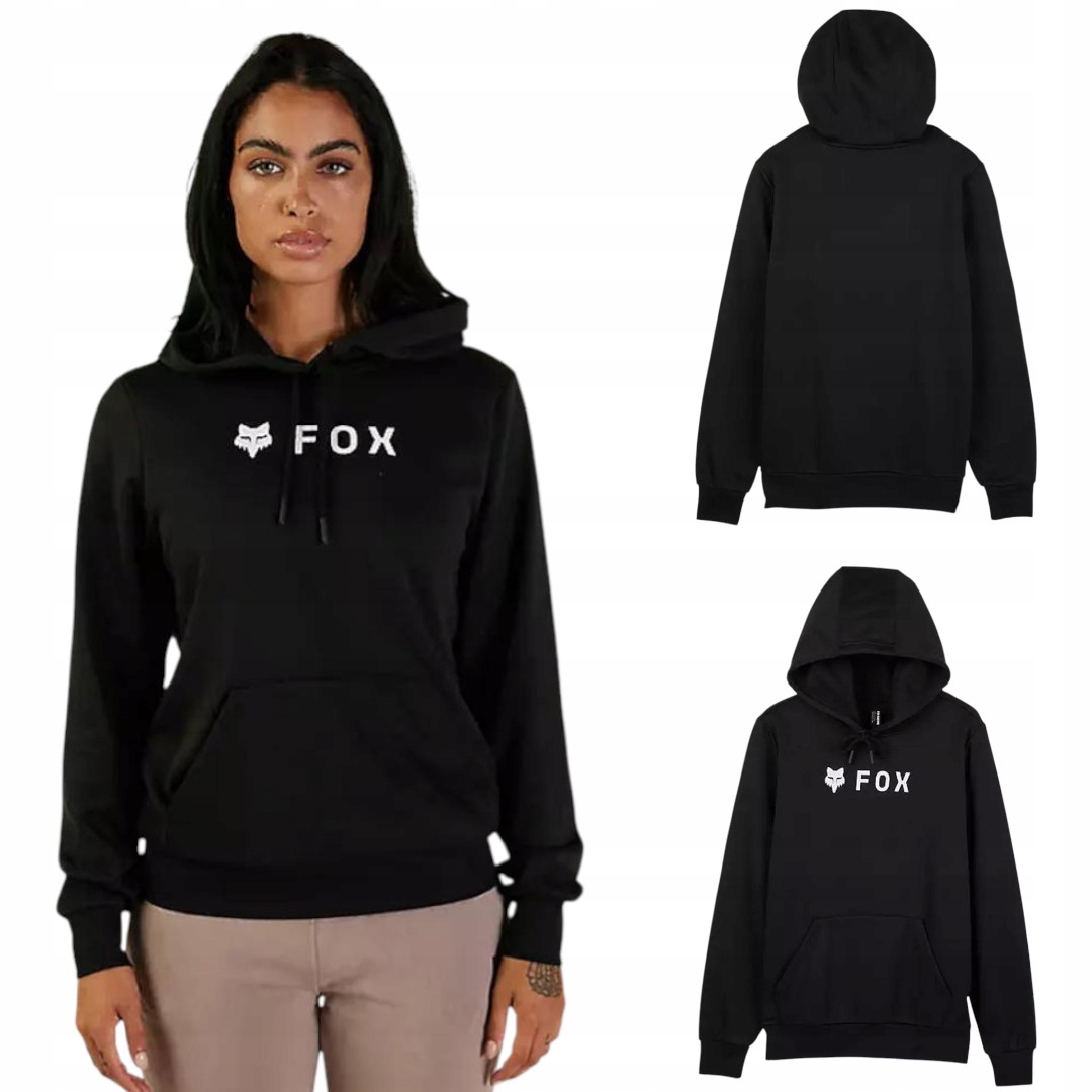 Fox Lady Absolute Mikina Fleecová S Kapucí M Černá 260 g