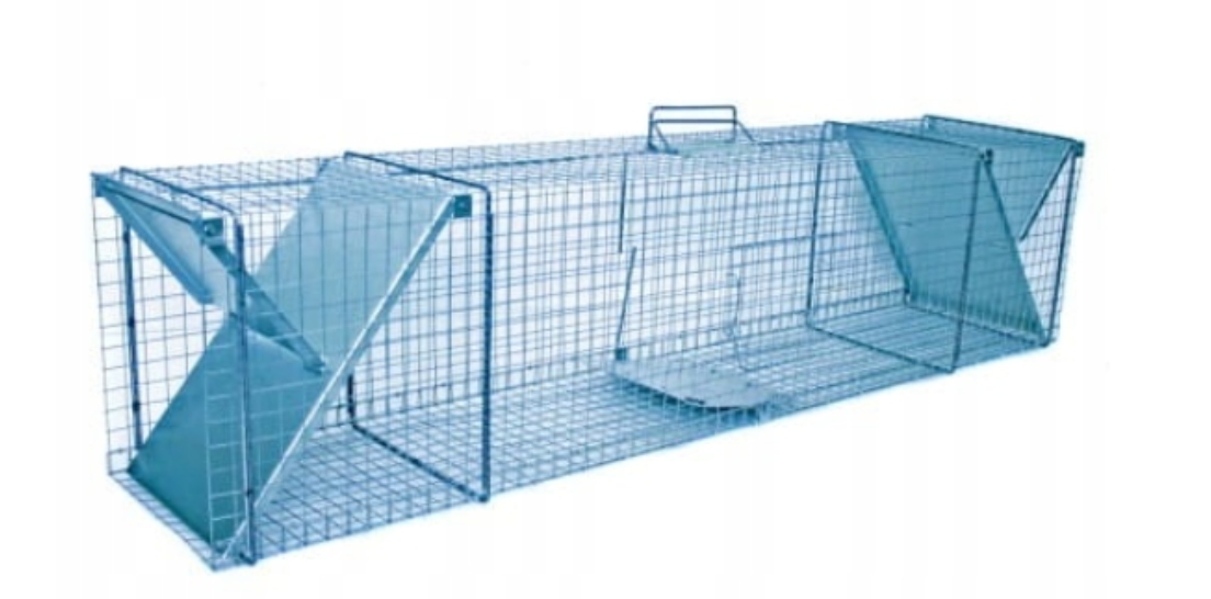 Živolovná Past na lišky, vydry a lasice. Pevná klec. Výrobce Pl Bonus