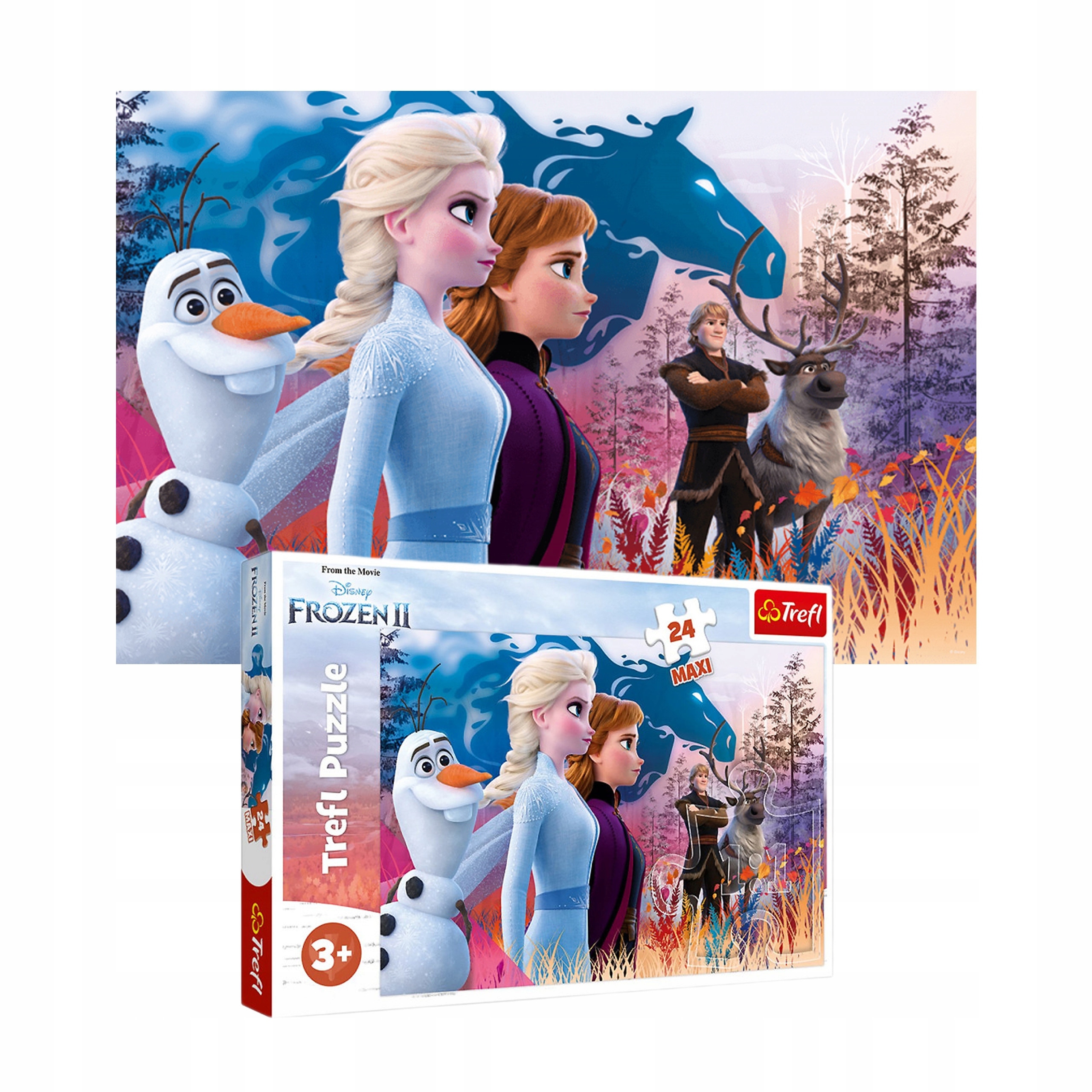 PUZZLE 24 MAXI MAGICZNA WYPRAWA FROZEN 14298