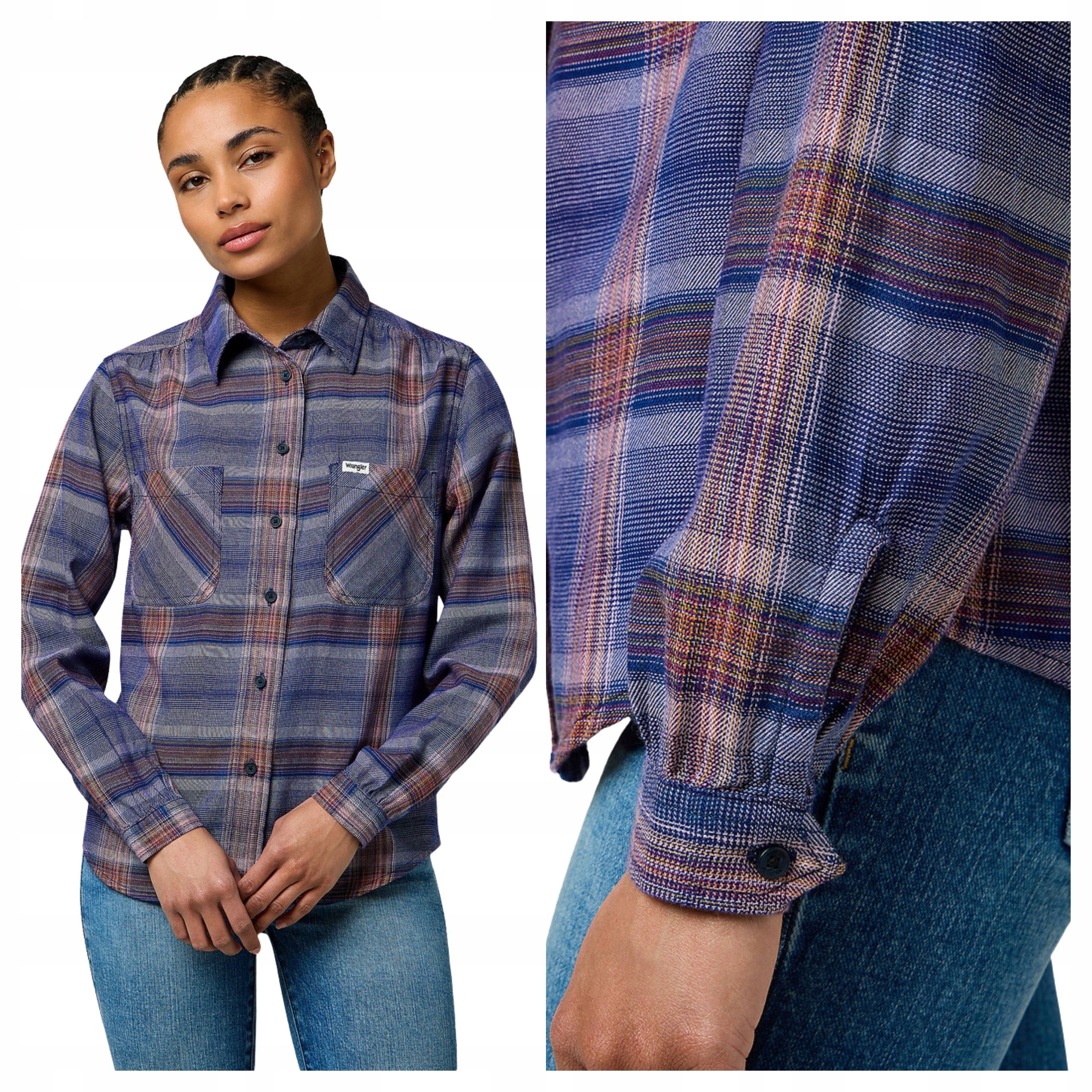 Dámská košile Wrangler Femme Western Shirt Vícebarevná Klasická M