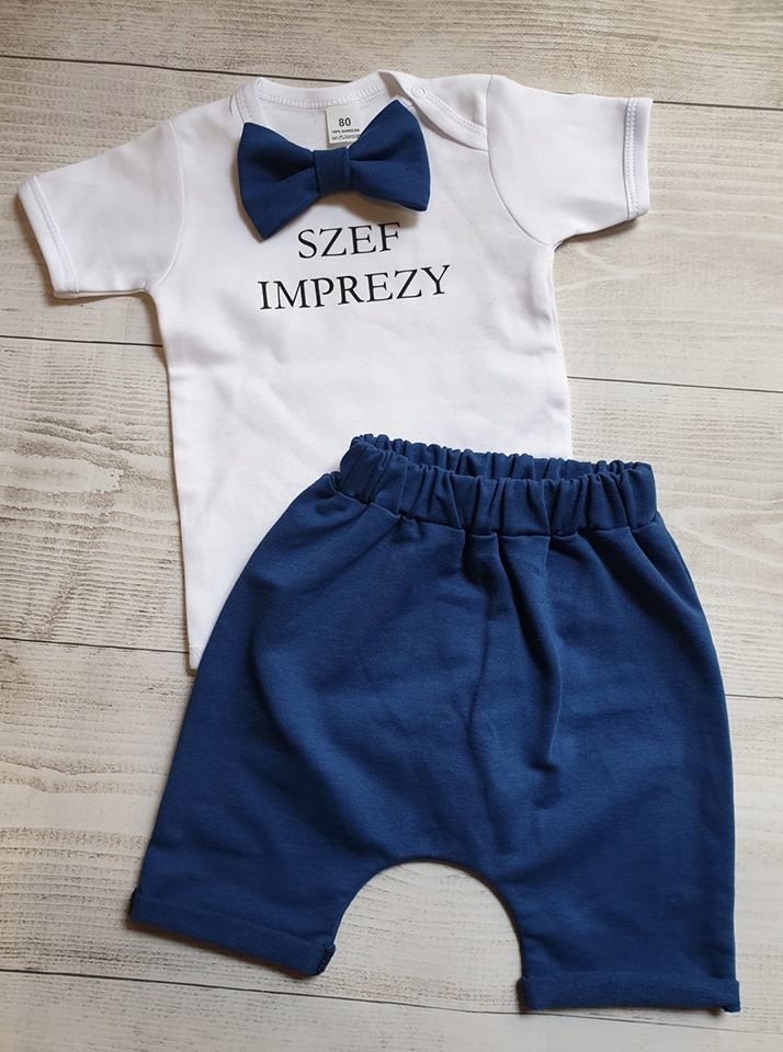 Komplet chłopiec ROCZEK urodziny SZEF IMPREZY 80 Marka Inna marka