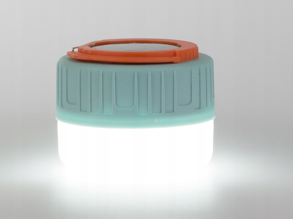 Lampka solarna turystyczna na biwak usb led pilot Kolor dominujący wielokolorowy