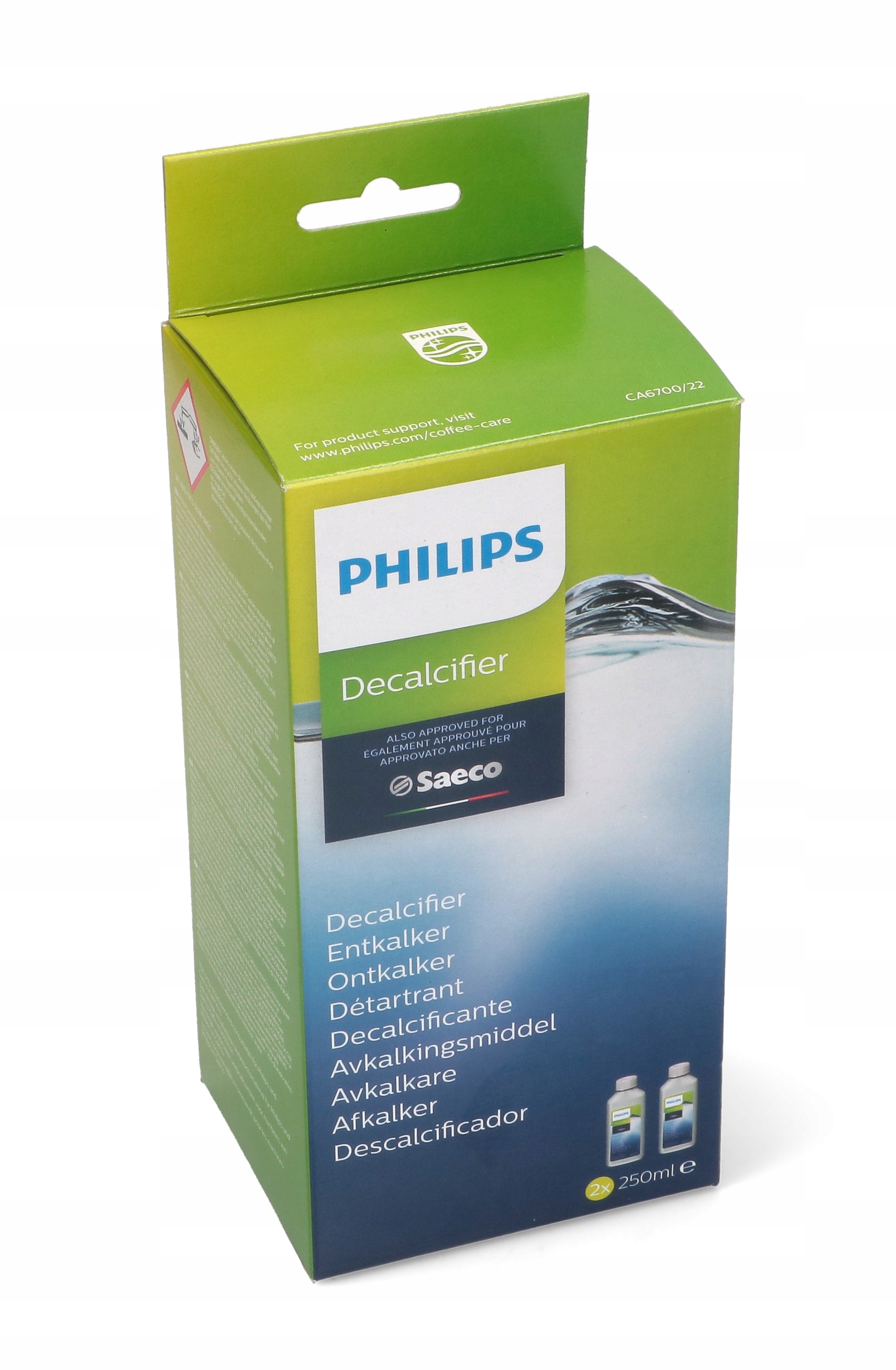 Zestaw 2 x 250 ml odkamieniacze Philips/Saeco CA6700/22 500 ml Marka Saeco