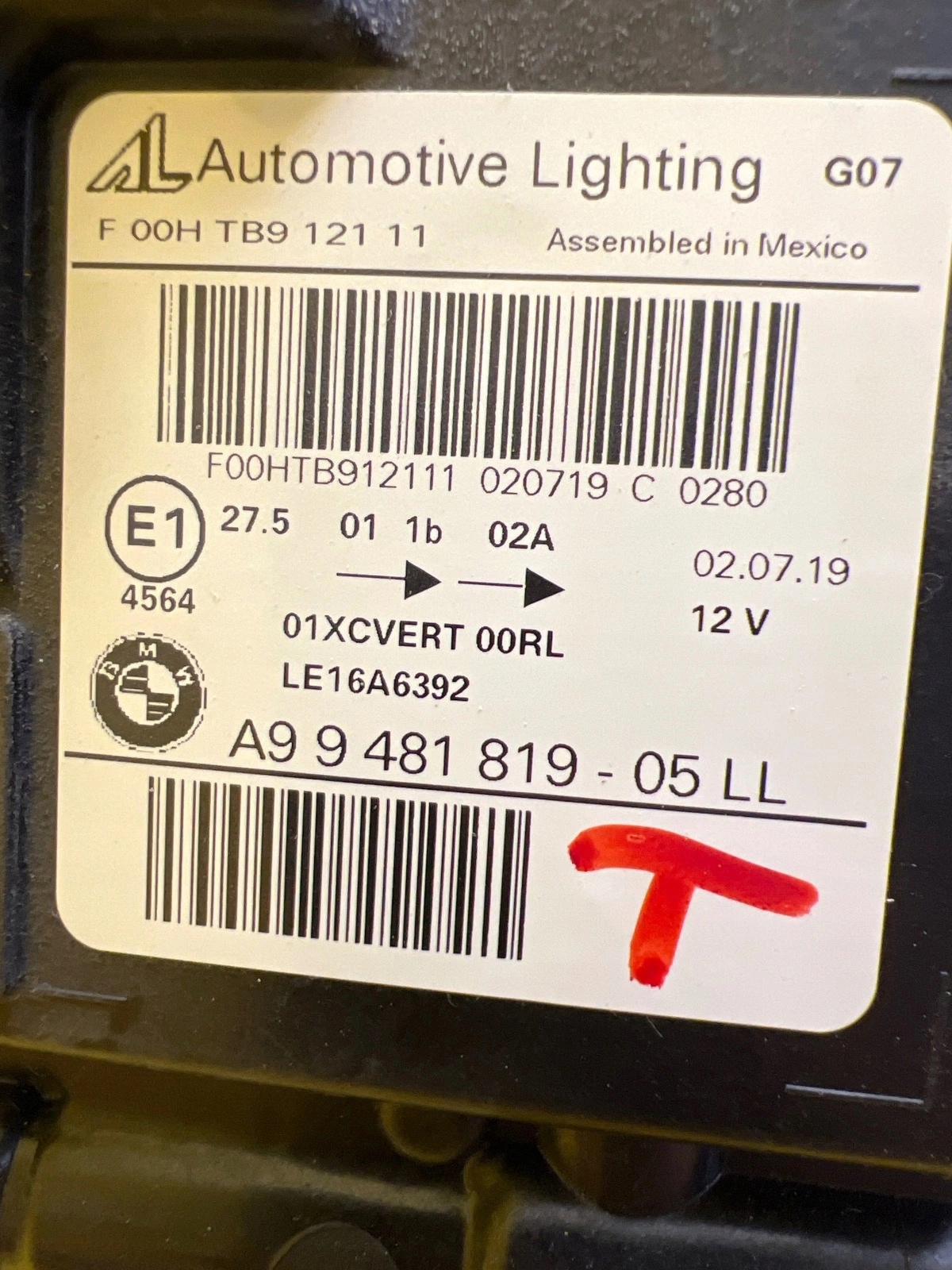 light left BMW X7 G07 Full Led 9481819-05
