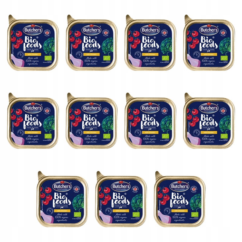 Butcher's Bio Foods, krmivo pro psy, s kuřecím masem, paštika 150 g X11