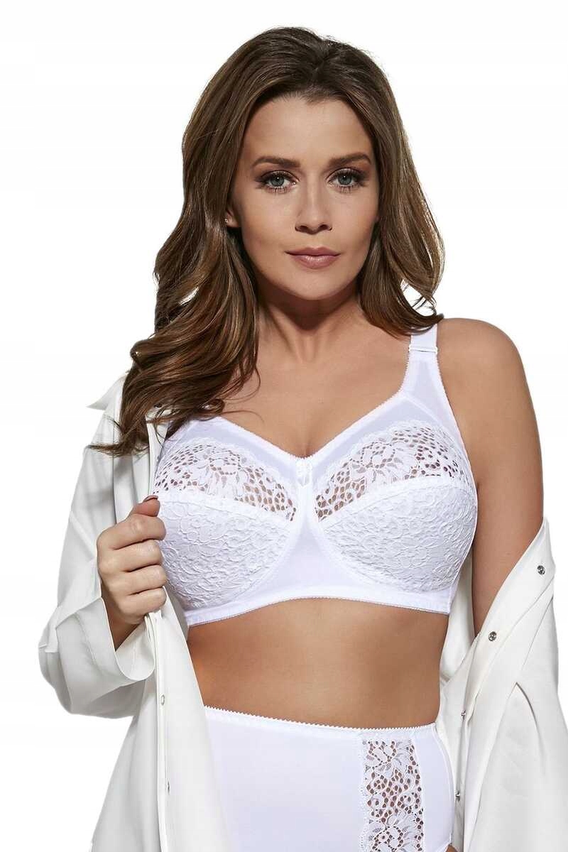 VIKI Biustonosz Krystyna 579 biały 100D Marka Viki