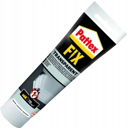 Klej Montażowy Uniwersalny Pattex Fix Bezbarwny Wodoodporny Mocny 200 ml