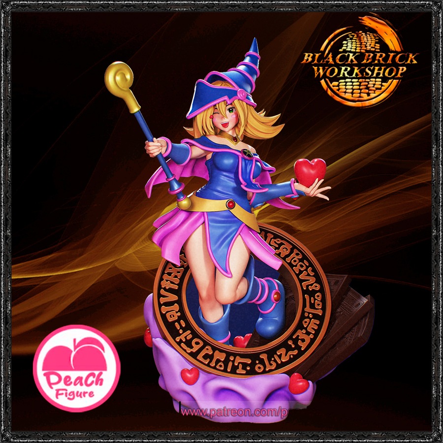 Dark Magician Girl Nevymalovaná figurka Měřítko 1/24 (75mm) (sfw) 3D tisk