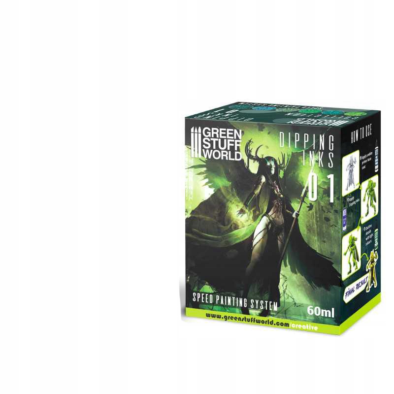 Green Stuff Paint Set kolekce namáčení 01