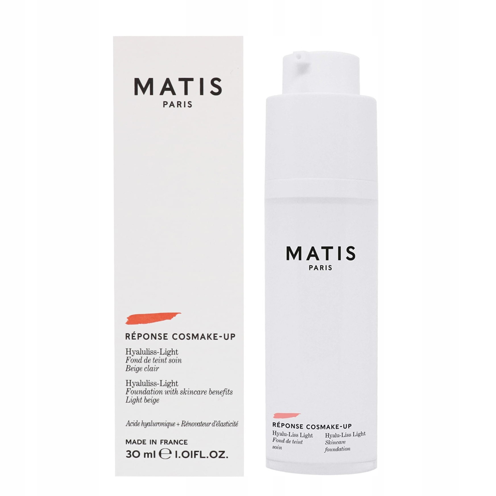 Matis fluid liftingujący podkład jasny beż light beige 30ml