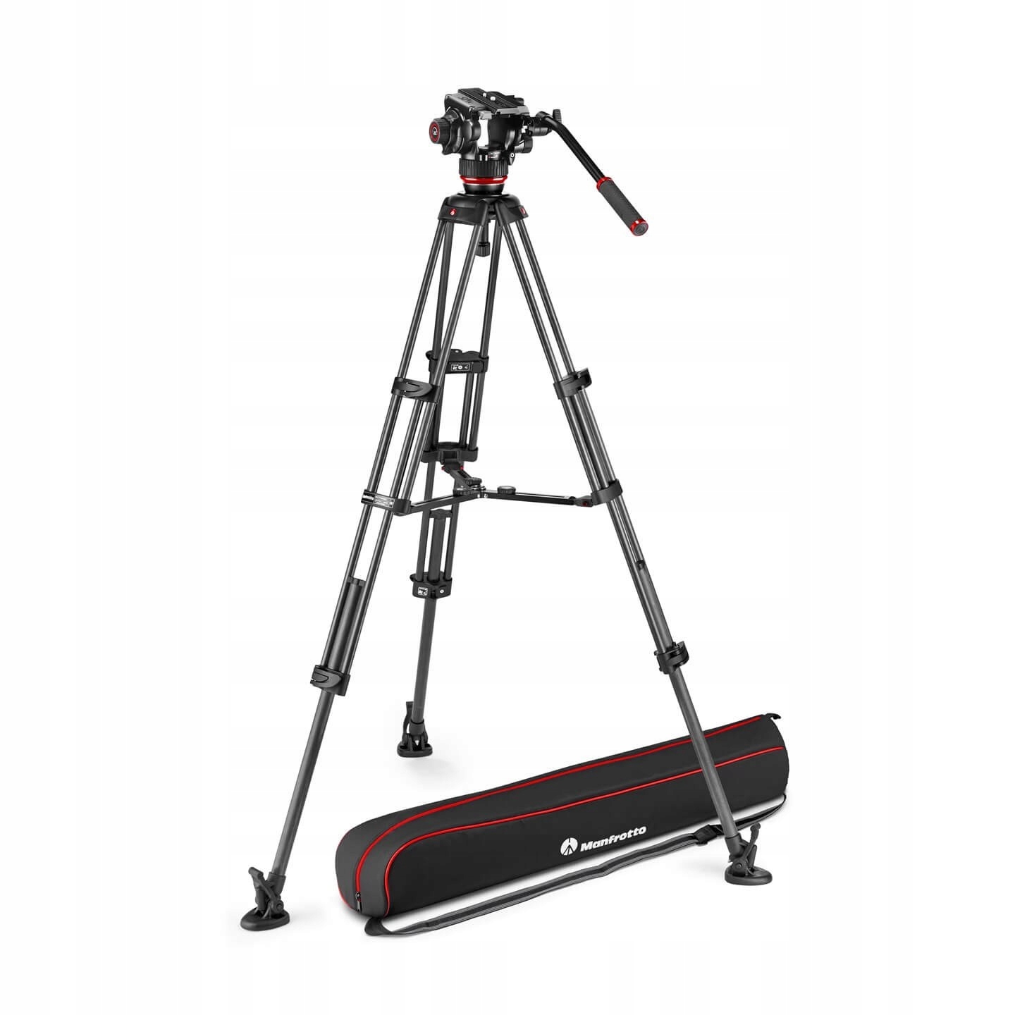 Sada Manfrotto Twin Carbon hlavice 504 středová velikost