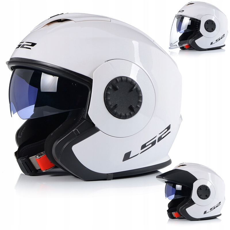 

Otwarty Kask Motocyklowy LS2 OF570 Biały rozm.L
