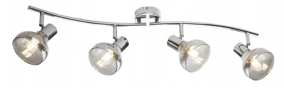 Štvornásobná Stropná Lampa S Reflektorom Lothar Globo