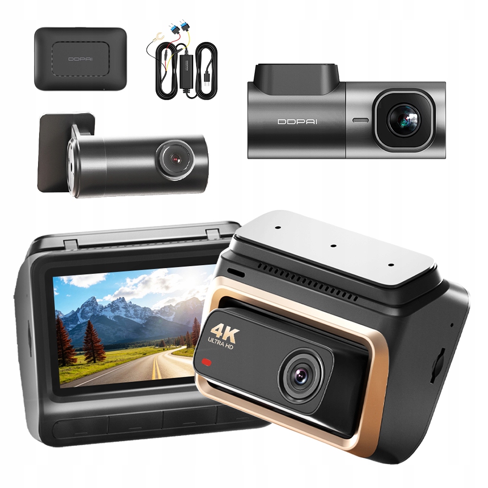 Videorekordér Ddpai Z60 Pro Kamera 4K MINI2X Zadní Modul 4G Sada