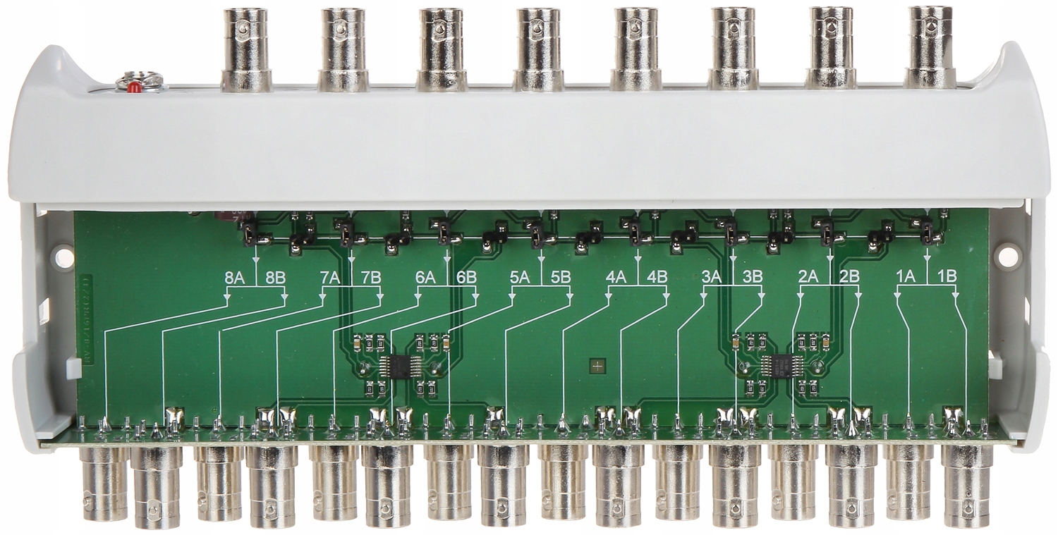 ROZGAŁĘŹNIK VIDEO RV-8/16PR RĘCZNA KONF. Model RV-8/16PR