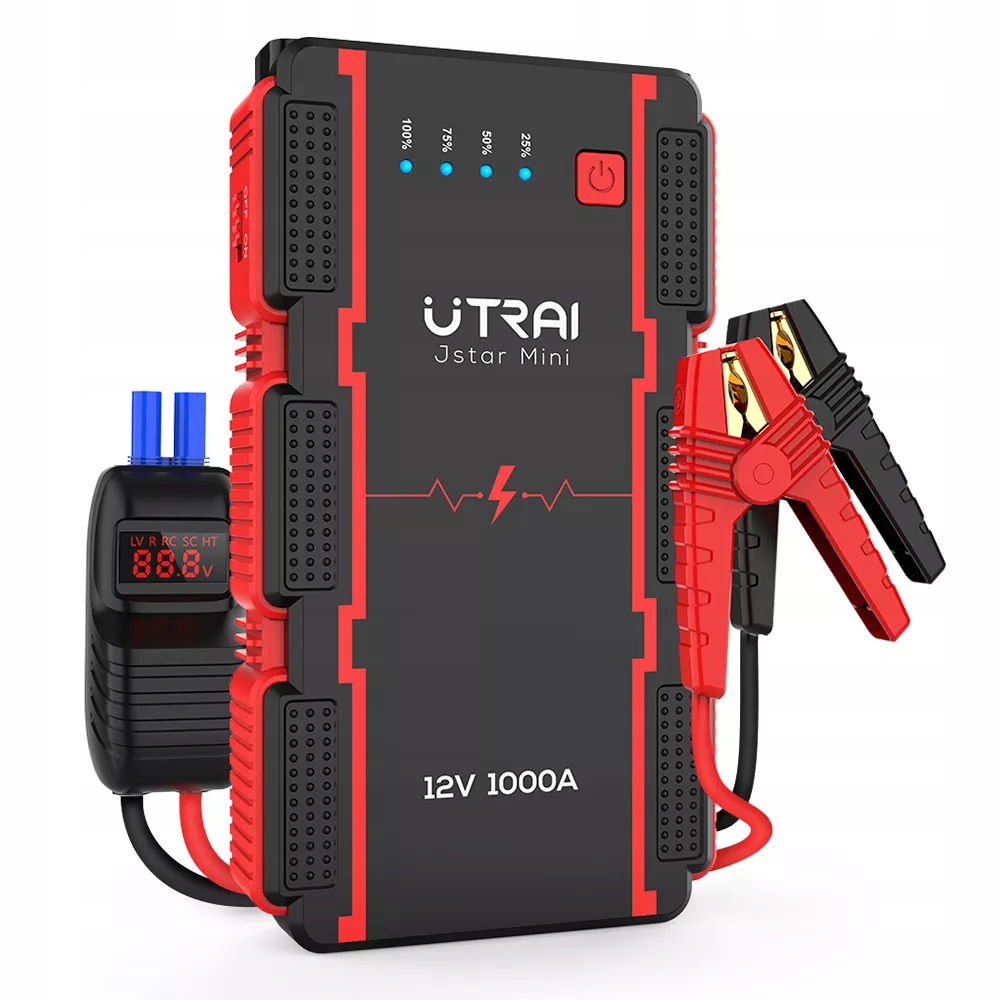 

Starter Do Samochodu Rozruch Powerbank 1000A 3w1