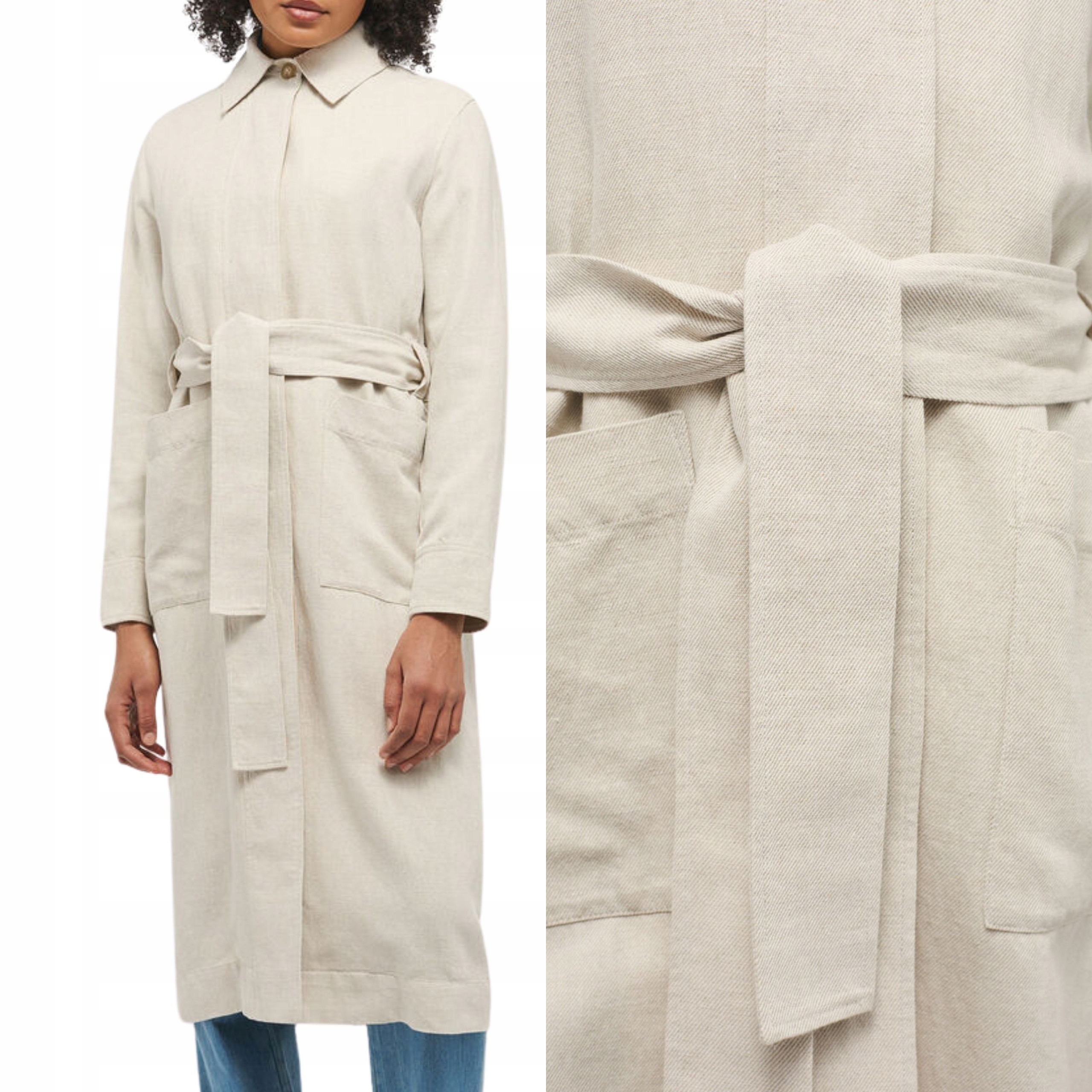 Mustang kabát béžový Heather Coat_ XL