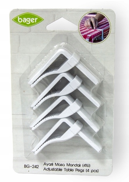 UCHWYTY KLIPSY KLAMRY KLAMERKI DO OBRUSU BG-242