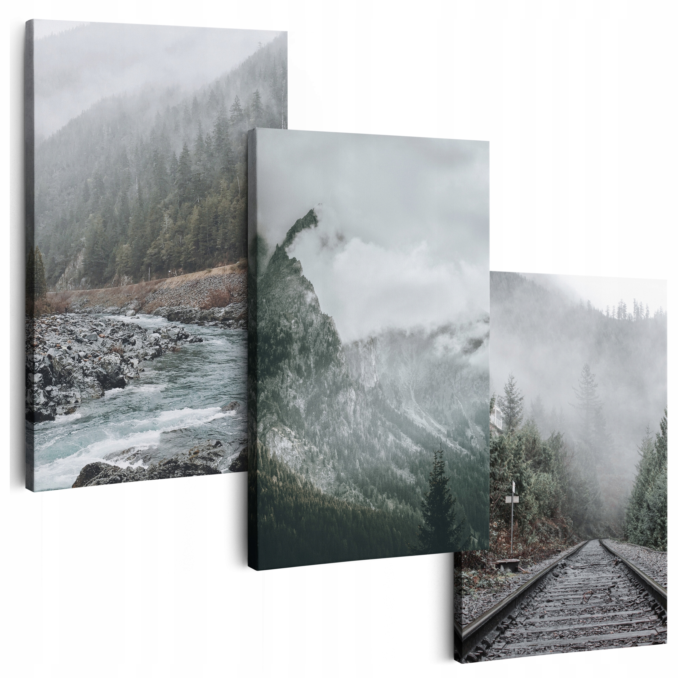 Obraz Na Plátně 180 cm **mnoho vzorů** Obrazy Do Obývacího Pokoje Triptyki Krajina