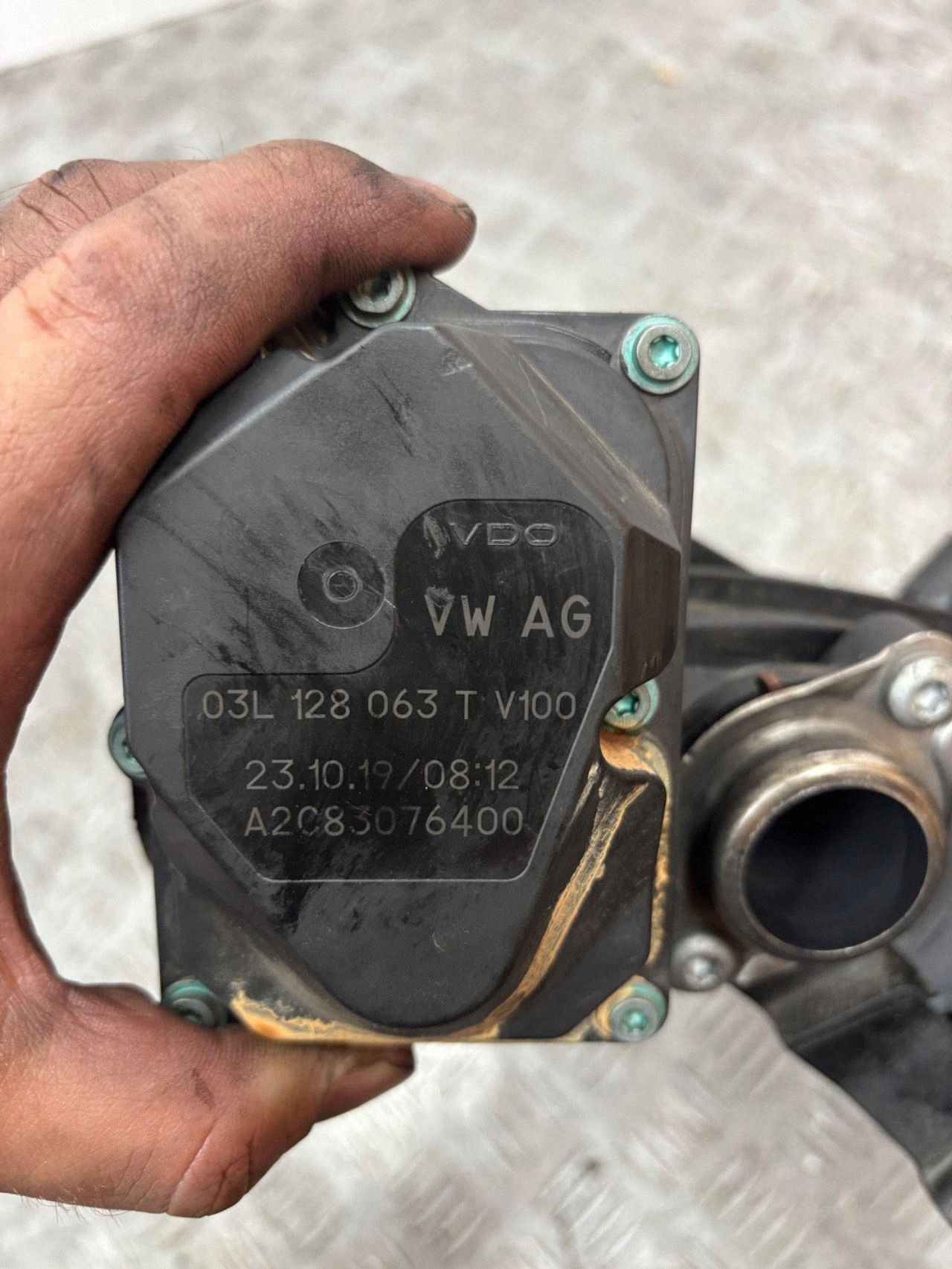 Valvola a farfalla 03L128063T 2.0 TDI VW TIGUAN e