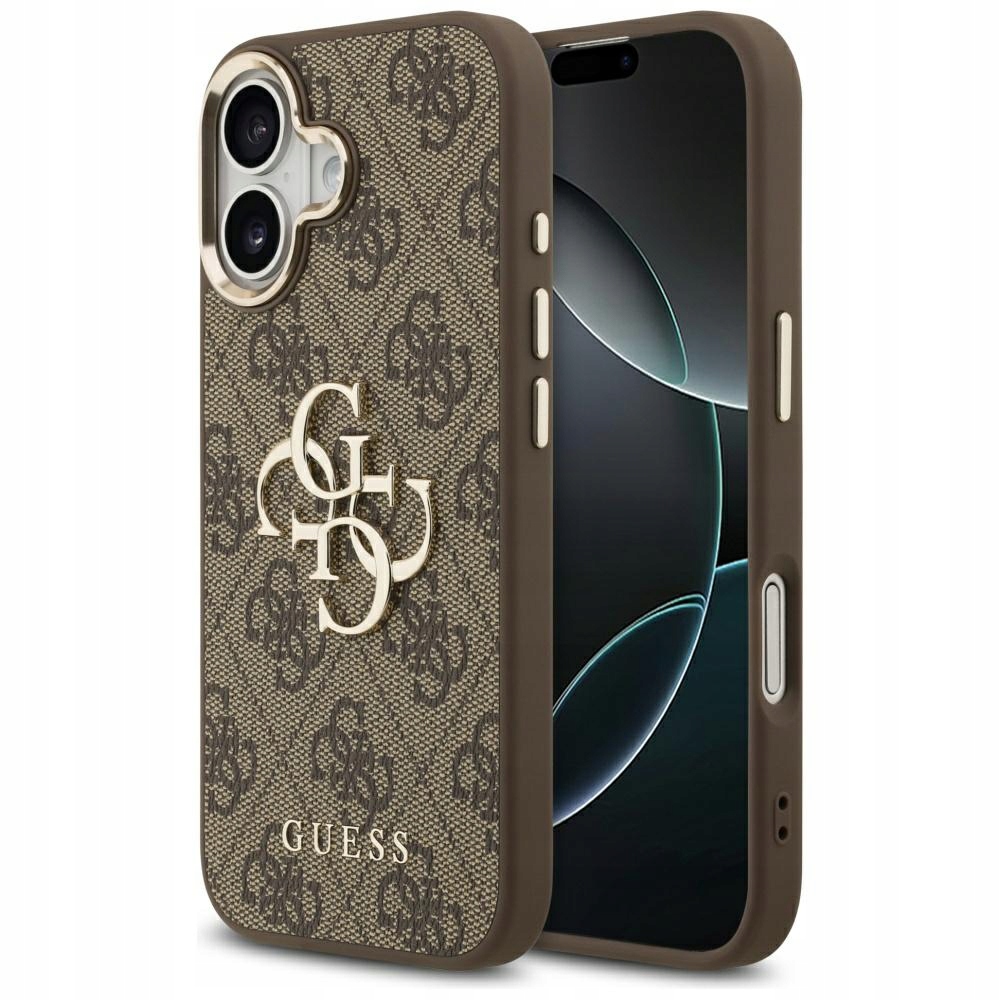 Pouzdro Guess 4G Big Classic Logo pro iPhone 17, hnědé