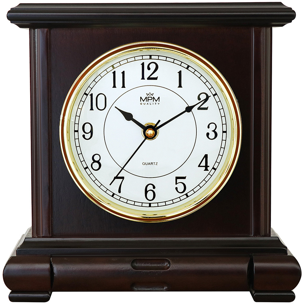 Drevené stolové hodiny Mpm 3888.52.A