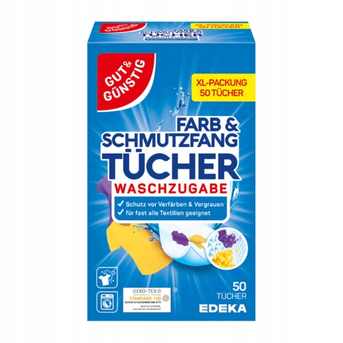 

G&g Chusteczki Wyłapujące Kolor i Brud XL 50sz