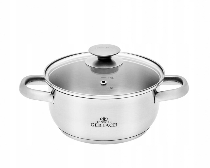 Zestaw garnków Gerlach First 10 el. Liczba elementów w zestawie 10