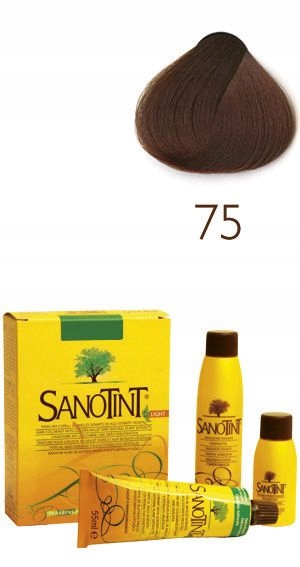 Sanotint Sensitive 75 Zlatohnědá barva na vlasy 125 ml. +dárek