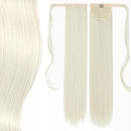 

Doczepiany Kucyk oplatany Kitka dopinka 55cm Blond