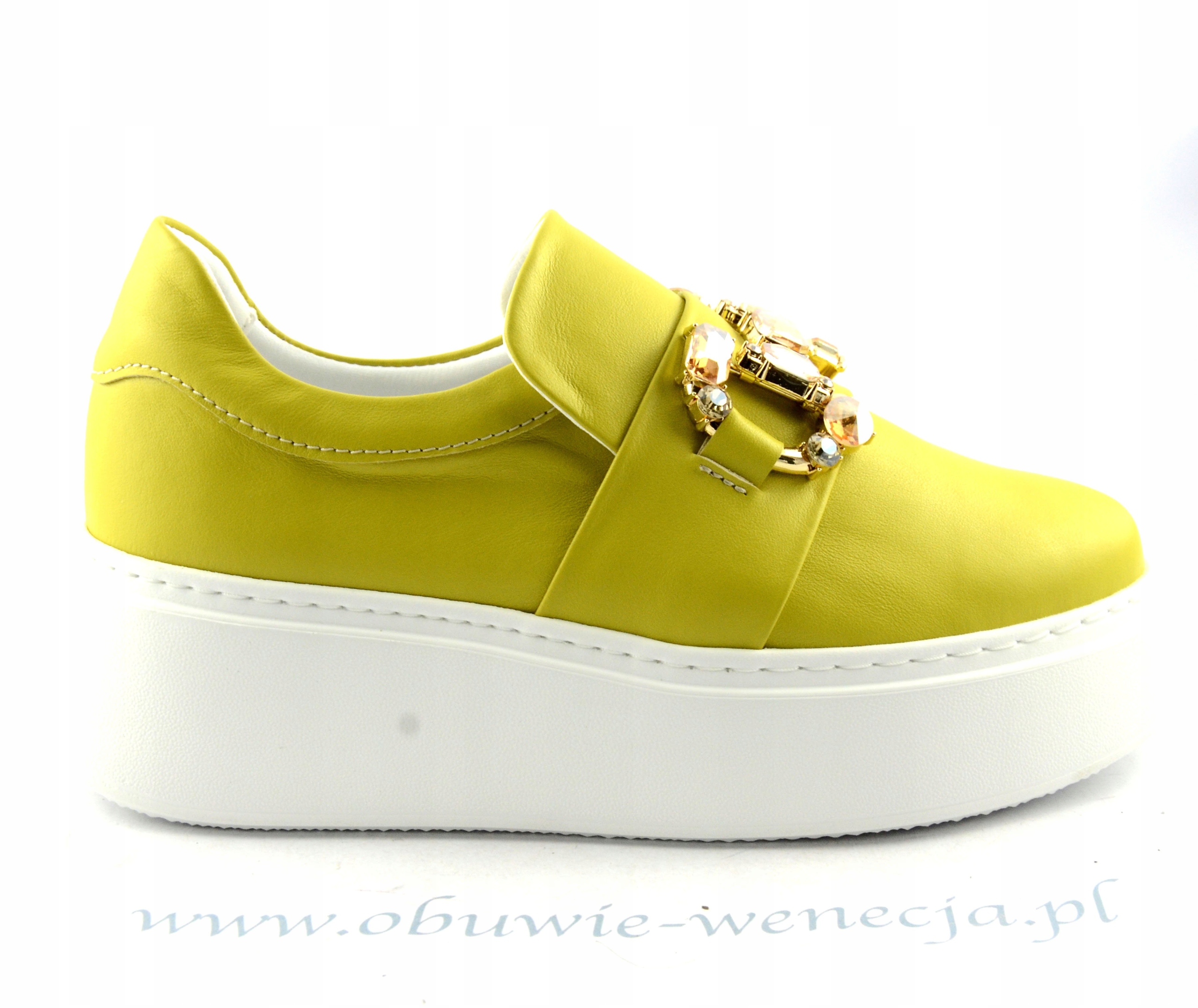 CHEBELLO PÓŁBUTY DAMSKIE 4320-499 LIMONKA 38