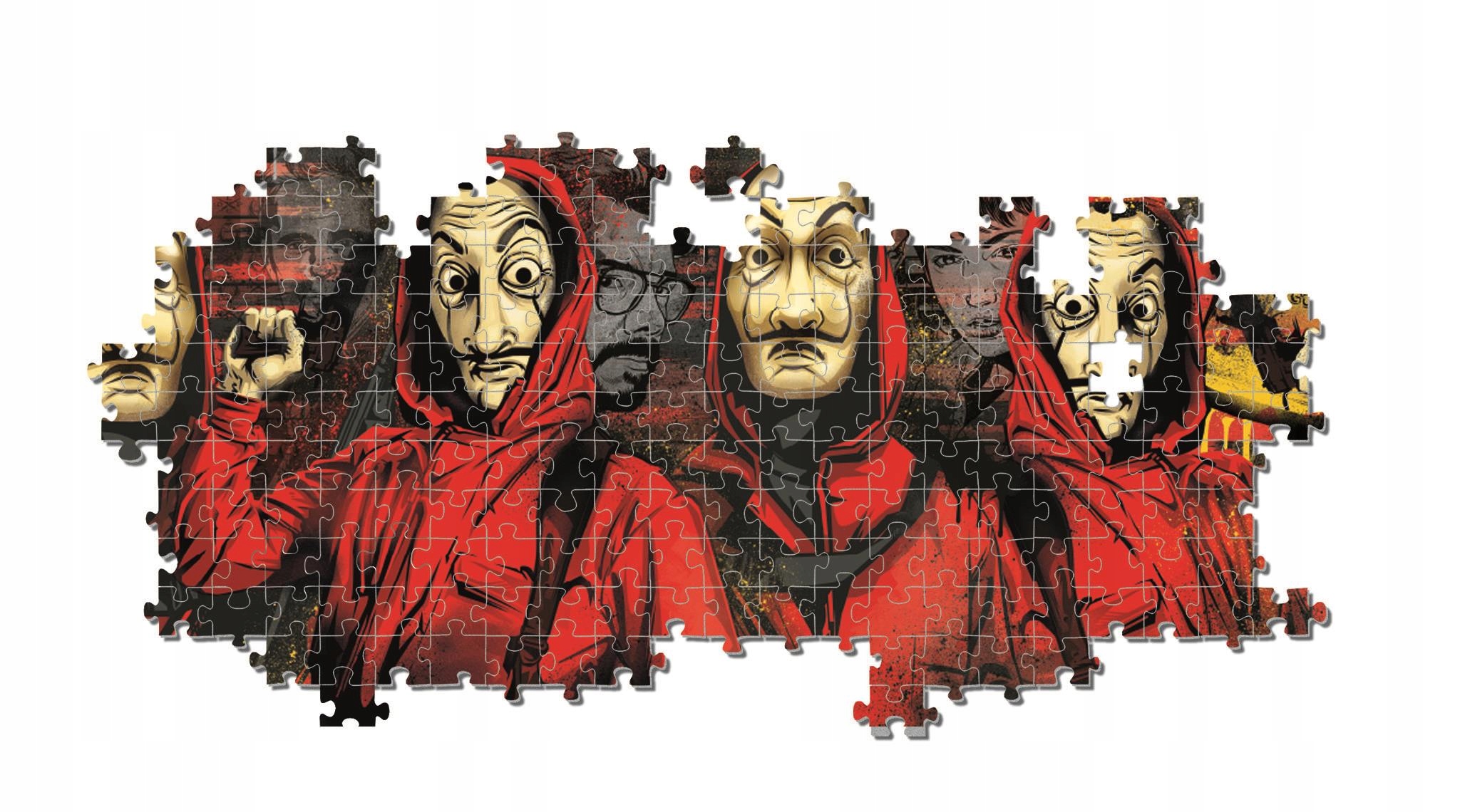 PUZZLE 1000 EL DOM Z PAPIERU 39545 CLEMENTONI Kolekcja Natflix