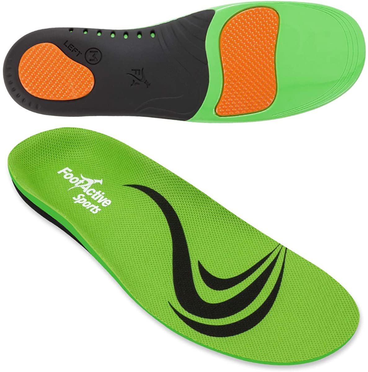 Sportovní vložky do bot FootActive Velikost L (44-45) 28,5-30 cm Dynamické