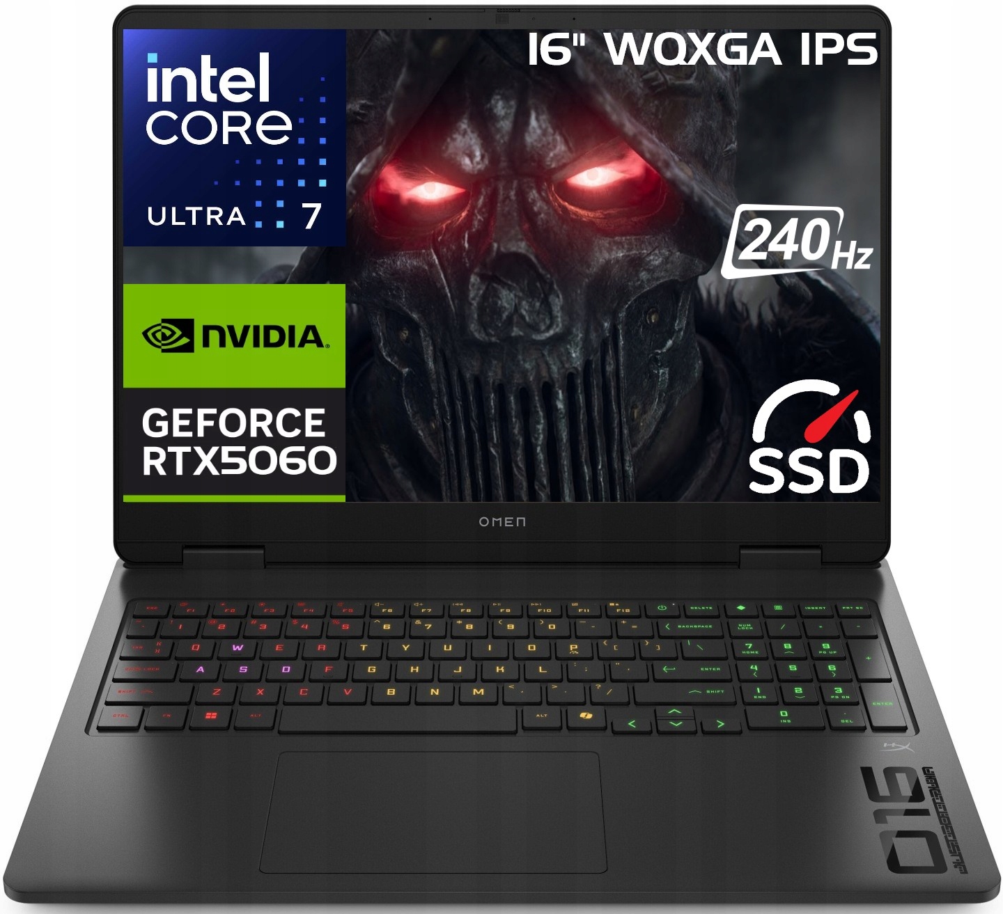 Laptop Hp Omen Ultra 7 255H 16' 240Hz DDR5 24GB 1TB RTX5060 W11+ Smartwatch