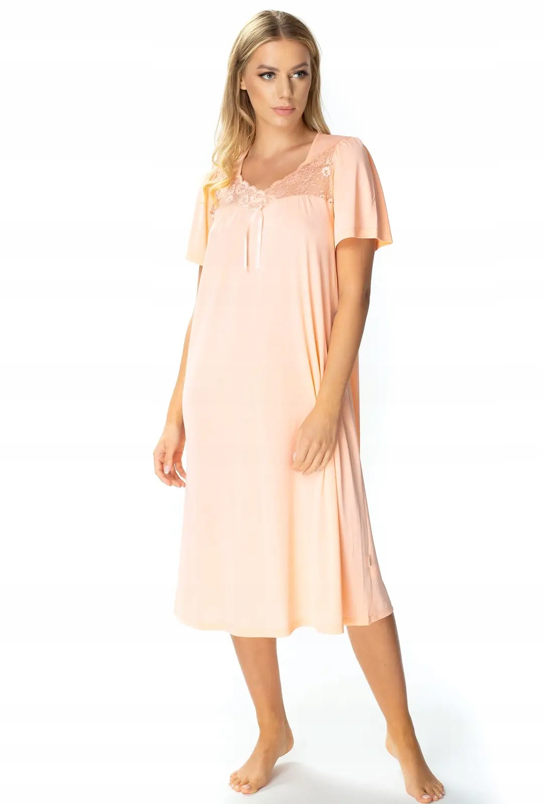 MEWA Kobieca koszula nocna Berenika 46 morelowy Rozmiar 46