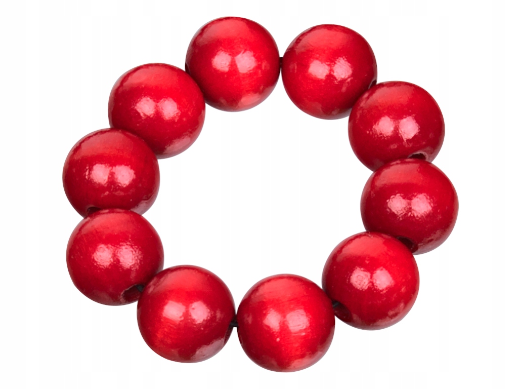 Komplet korale góralskie czerwone dla dzieci Marka Inna marka