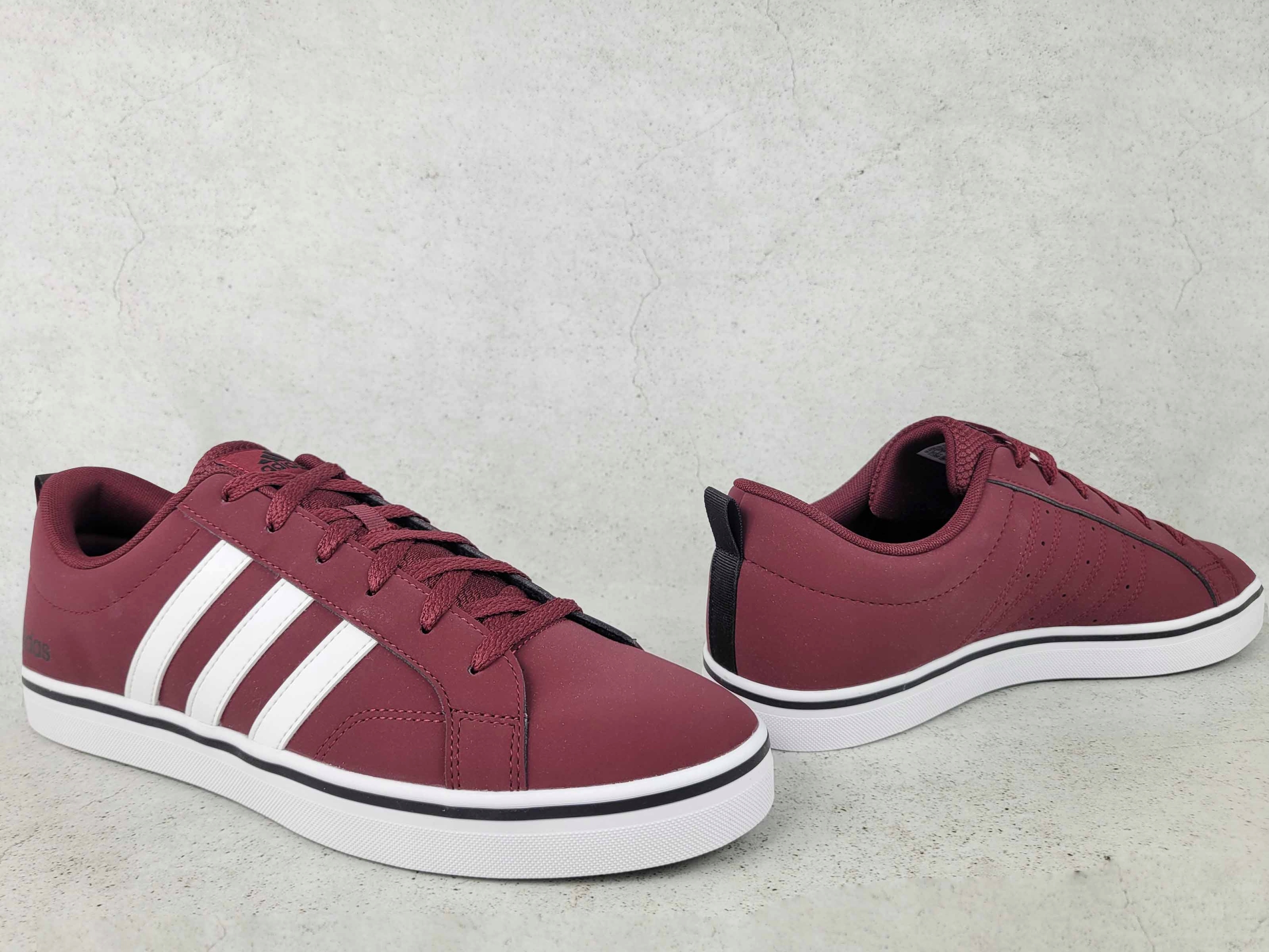 ADIDAS VS PACE 2.0 ID8199 BUTY MĘSKIE TRAMPKI TENISÓWKI BORDOWE Kolor czerwony