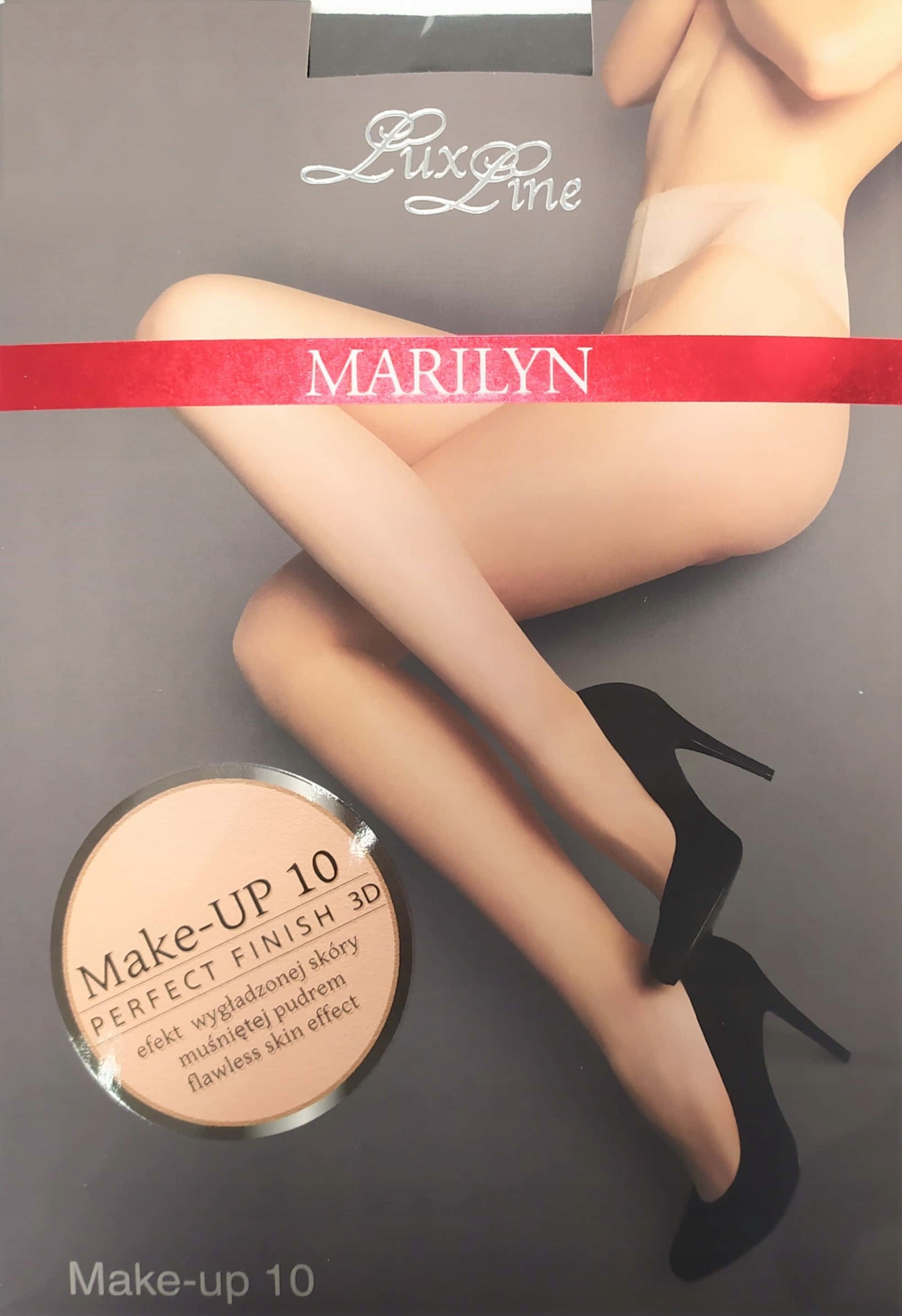 

Rajstopy Marilyn Make-up 10 Den Lux Line Black M/L