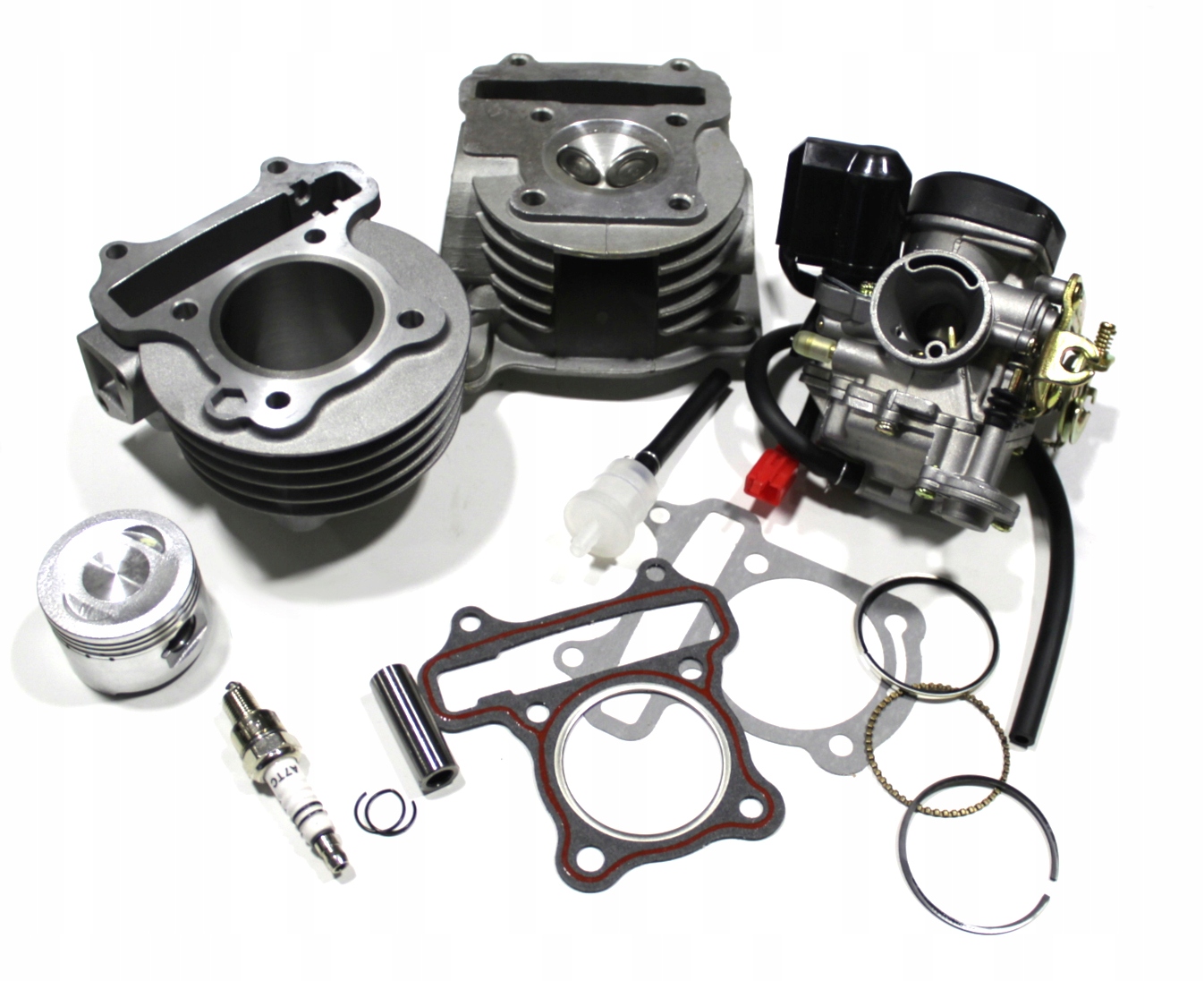 Cylinder Głowica 80 Skuter 4T Gaźnik Barton Romet Junak Zipp Baotian Quest