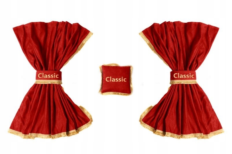 Zasłony materiałowe wnętrza kabiny F-CORE XC13 RED Producent F-core