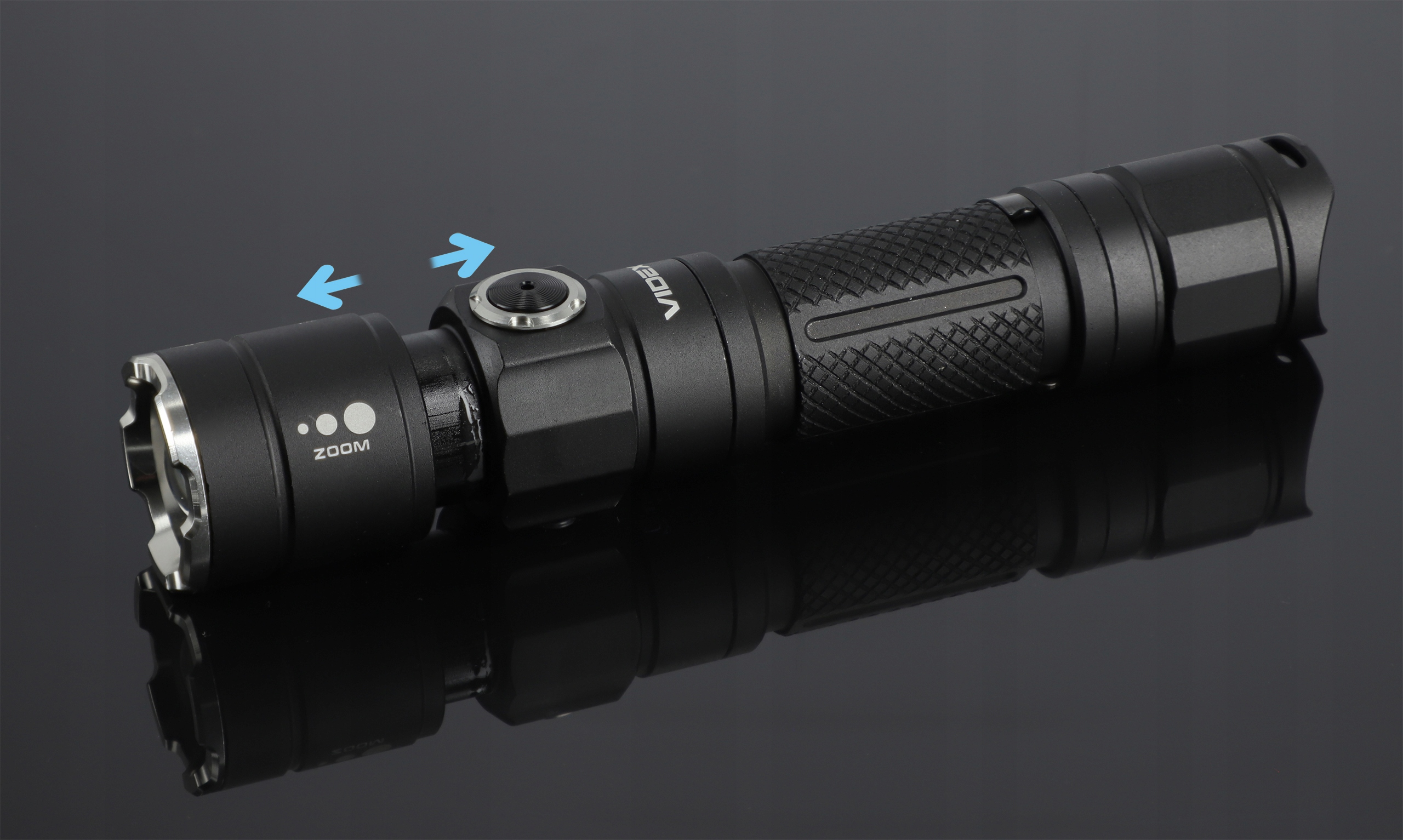 Mocna przenośna latarka LED akumulatorowa 1200lm Klasa wodoszczelności IPX 5