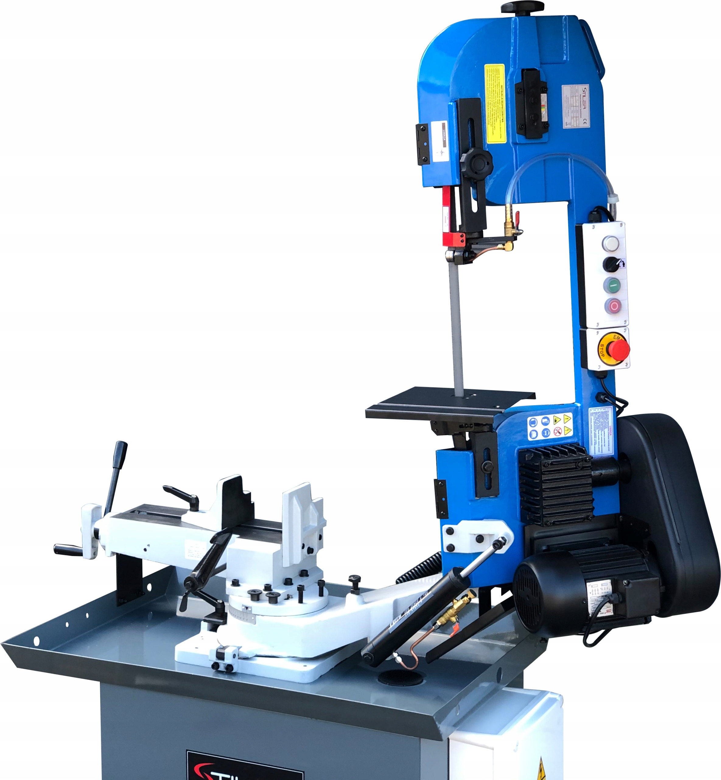 MOCNA PIŁA TAŚMOWA PRZECINARKA DO METALU STILER BS-712R 230V 2 TAŚMY GRATIS Rodzaj taśmowa