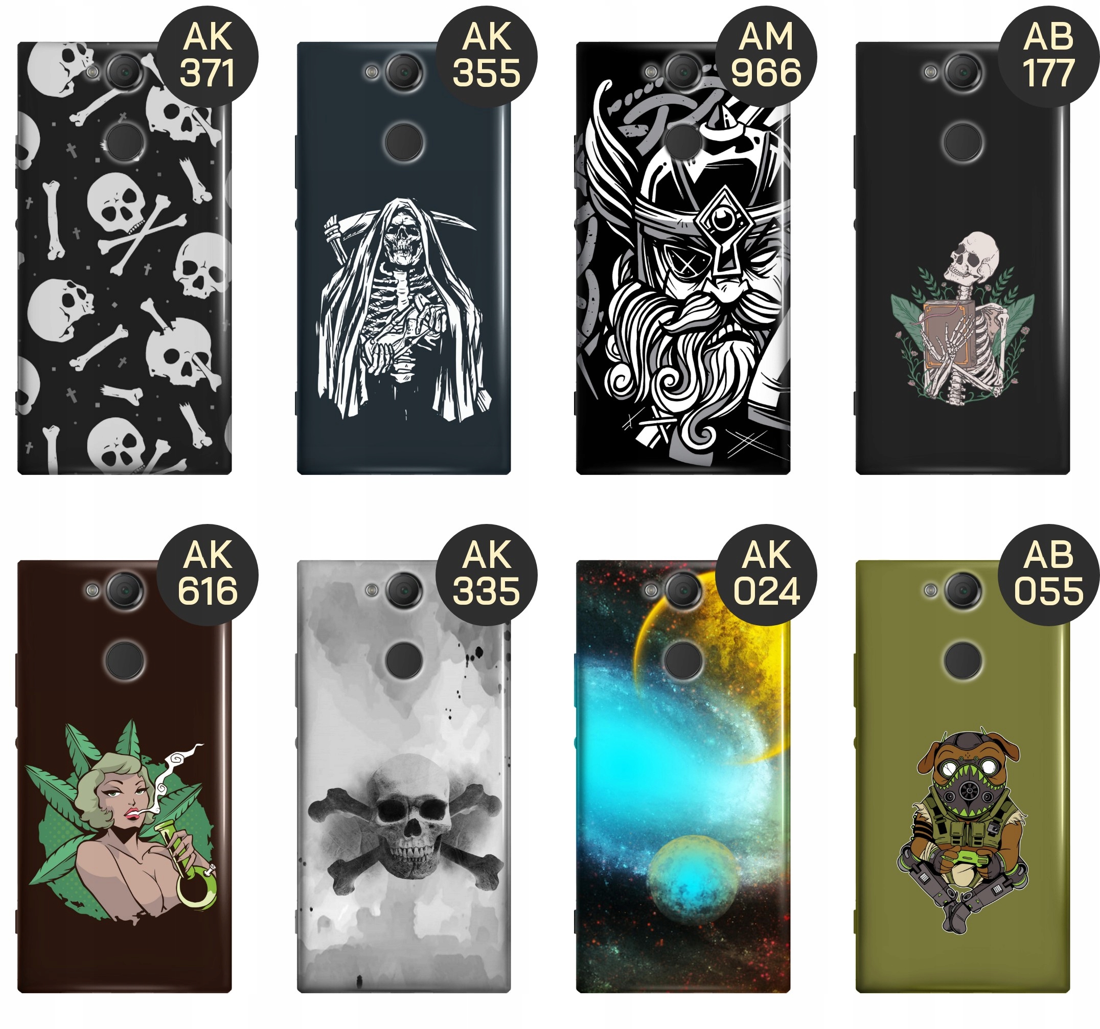 ETUI DO SONY XPERIA XA2 WZORY DLA CHŁOPAKA OBUDOWA POKROWIEC CASE Kolor czarny