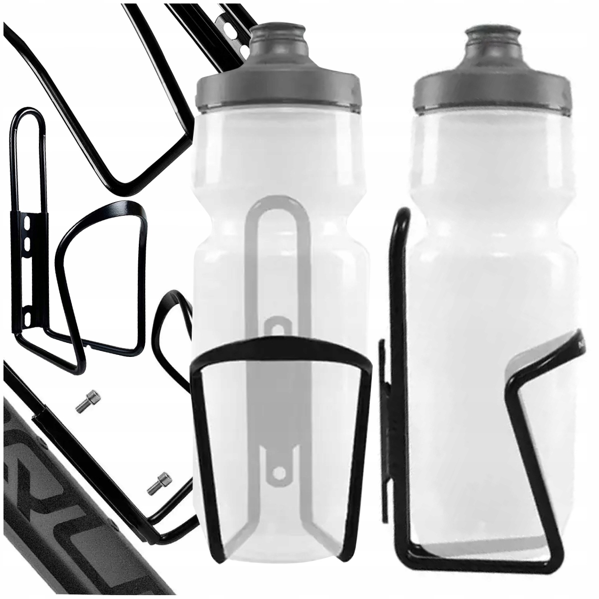 KOSZYK NA BIDON NAPÓJ BUTELKĘ UCHWYT do ROWERU ROWEROWY BIDONU ALUMINIOWY